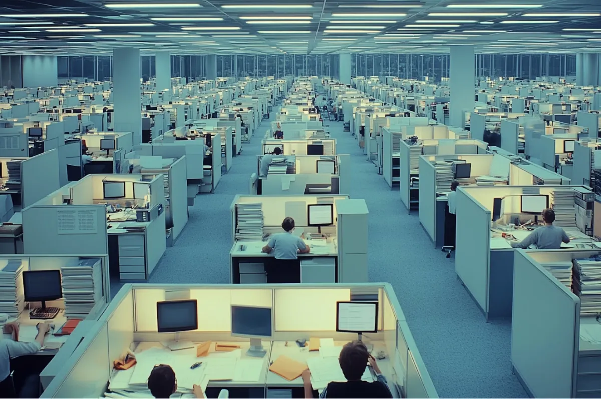 Business team working on operations